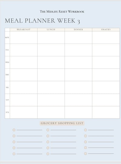Midlife Reset - A 4-Week Guide to Feeling Strong, Nourished and Energized