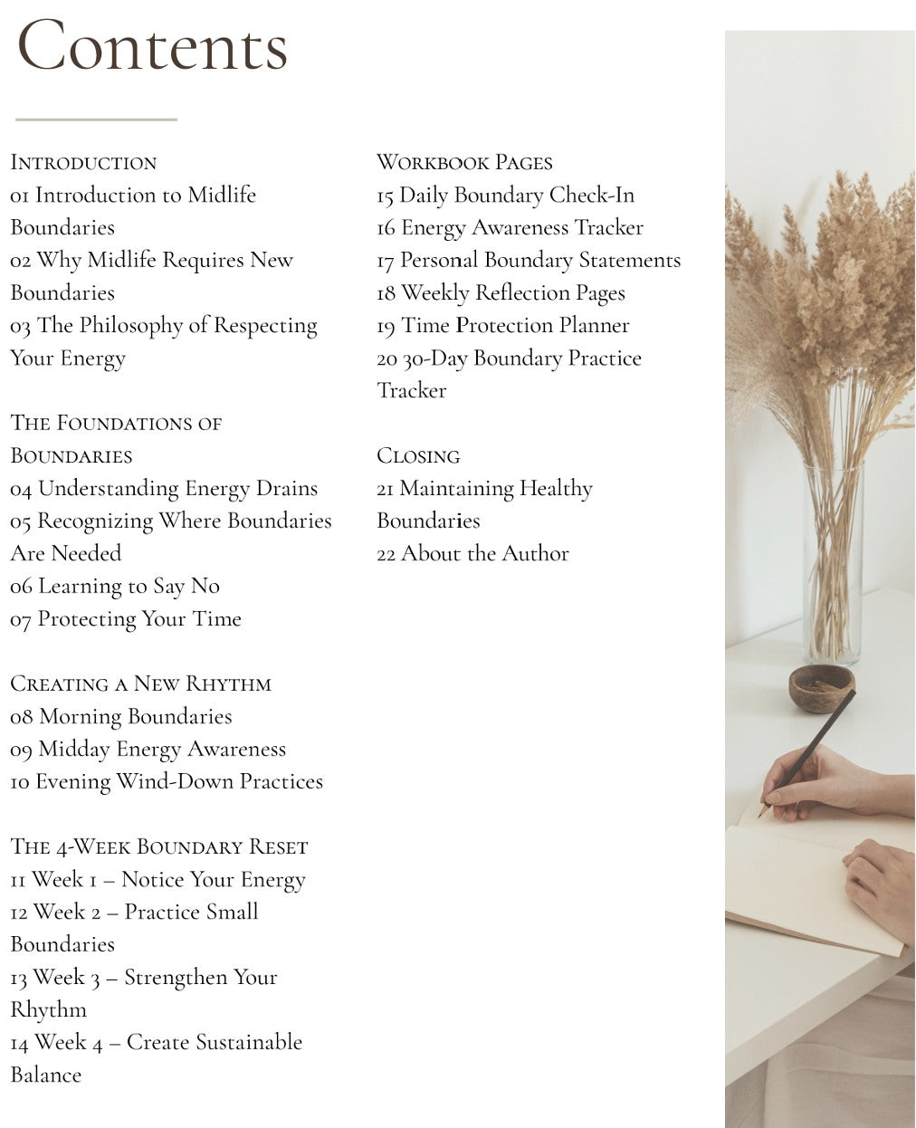 Midlife Boundaries – A 4-Week Guide to Protecting Your Time, Energy and Wellbeing