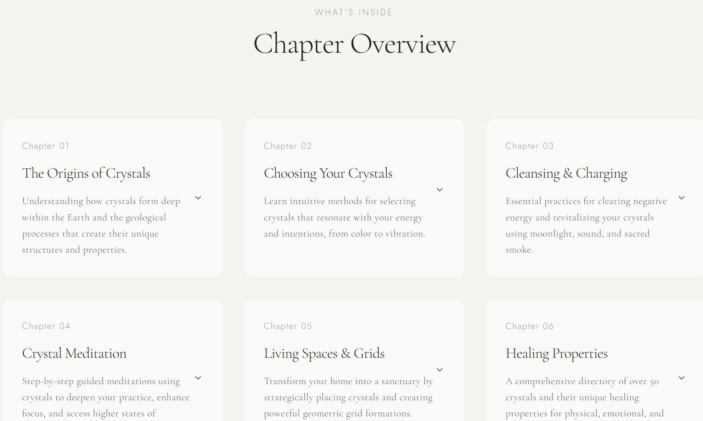 Living with Crystals & Minerals