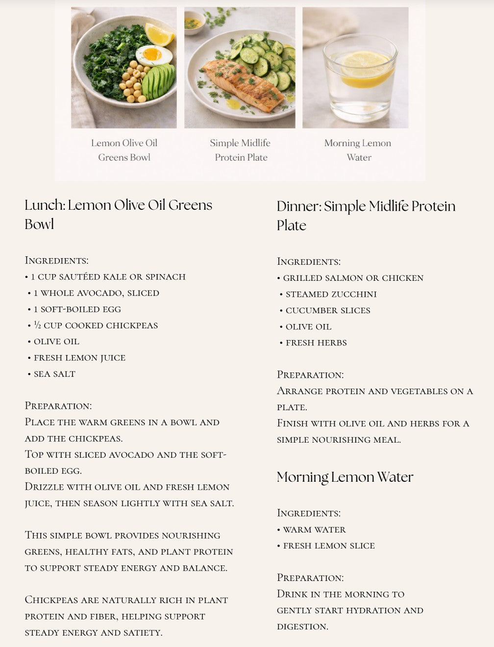 Midlife Reset - A 4-Week Guide to Feeling Strong, Nourished and Energized