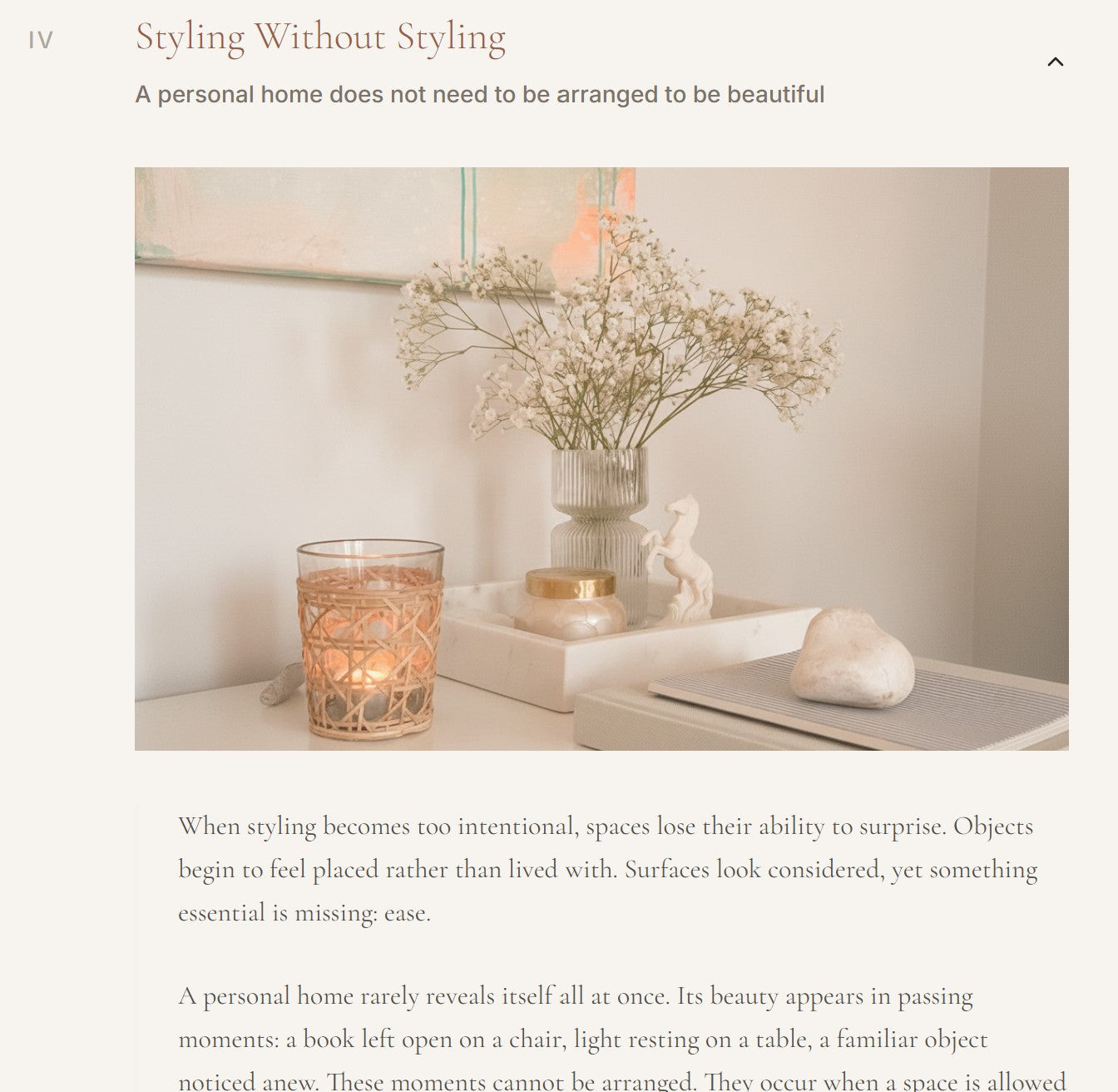 The Art of Slow Living at Home